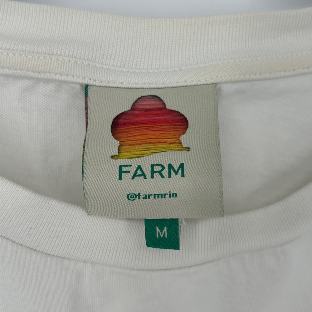 FARM Rio Color Therapy Yellow Optimism T-Shirt Yellow Graphic Size Medium - Picture 2 of 11